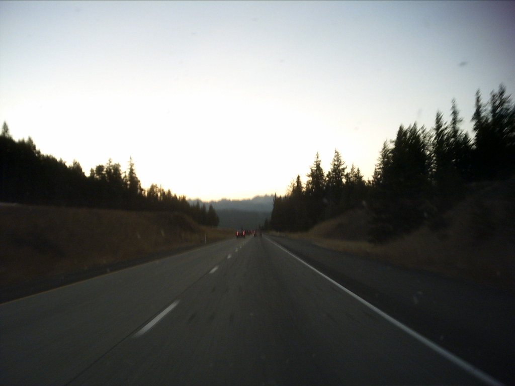 Foggy road image for highway fog collision risk report