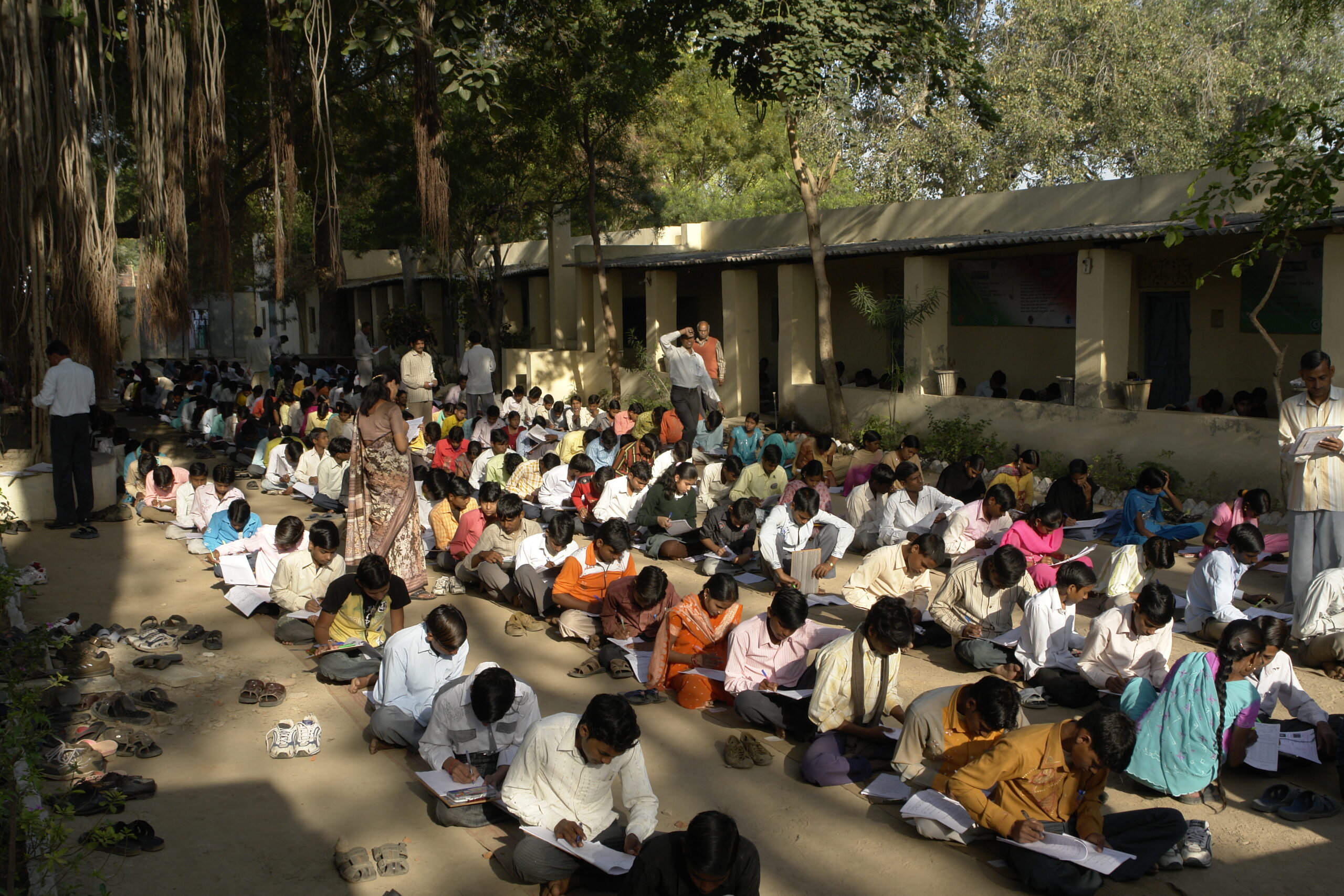 Students taking exam image for UGC NET admit card watch