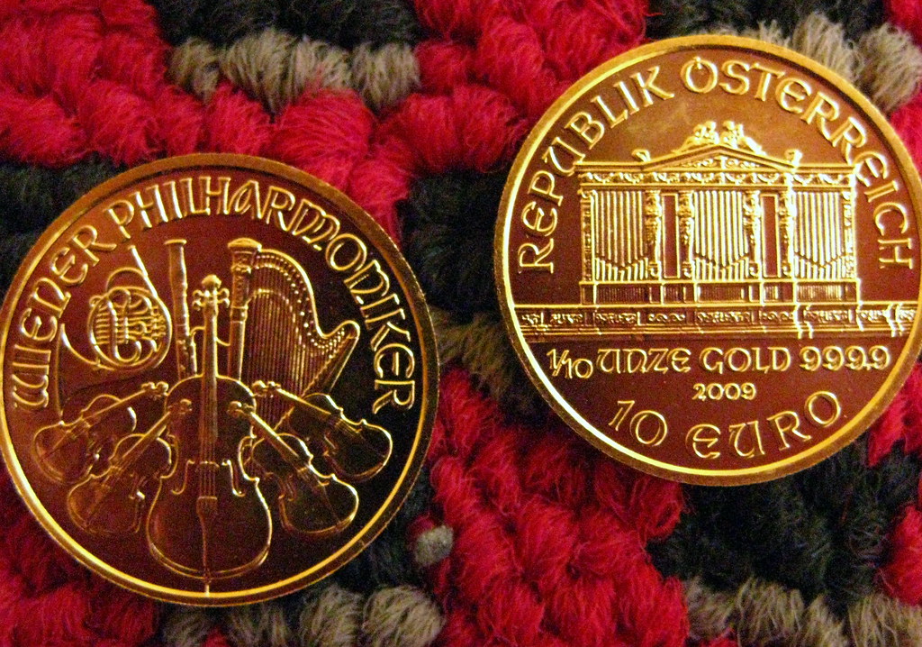 Gold bullion coin representative image for gold price business news