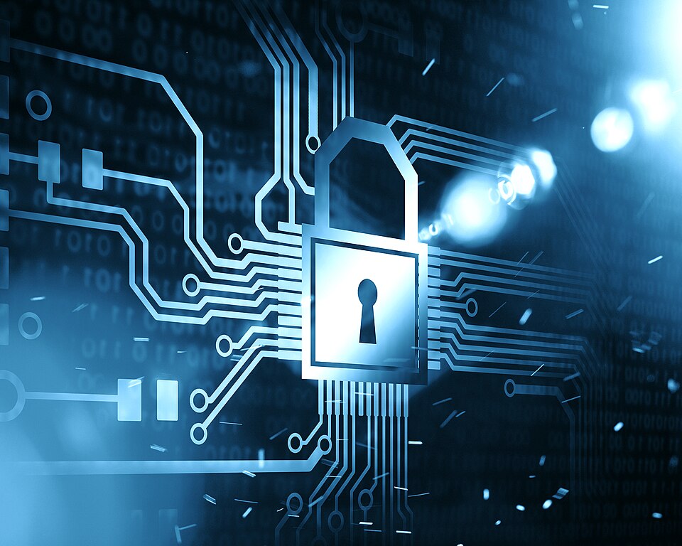 Cybersecurity padlock representative image for AI cybercrime scams