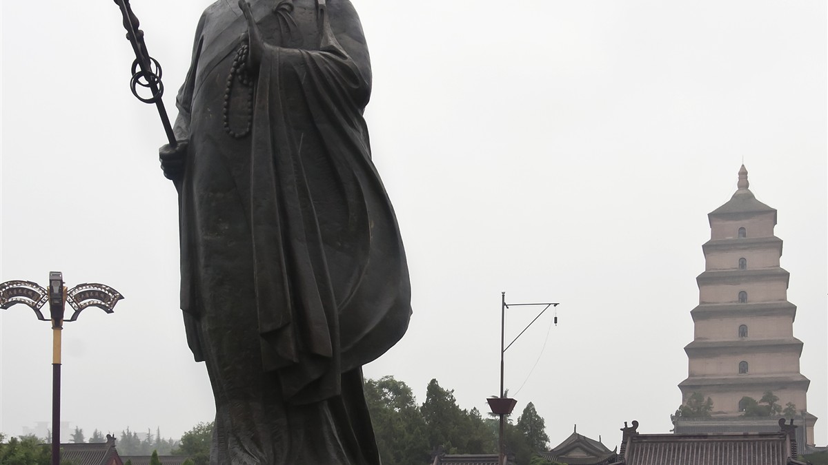 Xuanzang statue used as representative image for India China UNESCO nomination talks