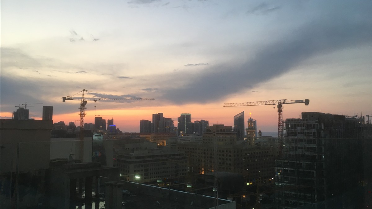 Beirut skyline used as a representative image for Middle East diplomatic tensions