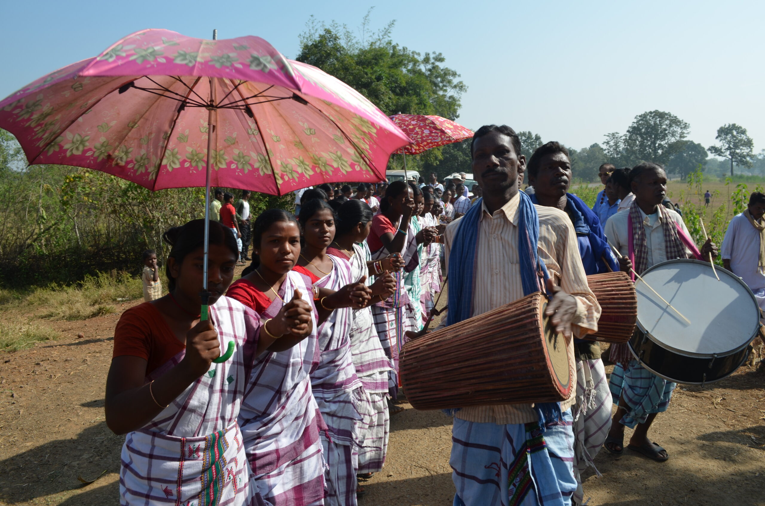 Santal tribal dance in Mayurbhanj Odisha for Pahadpur sacred sites news