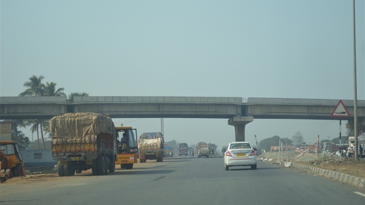 Cuttack road used as a representative image for a road accident report