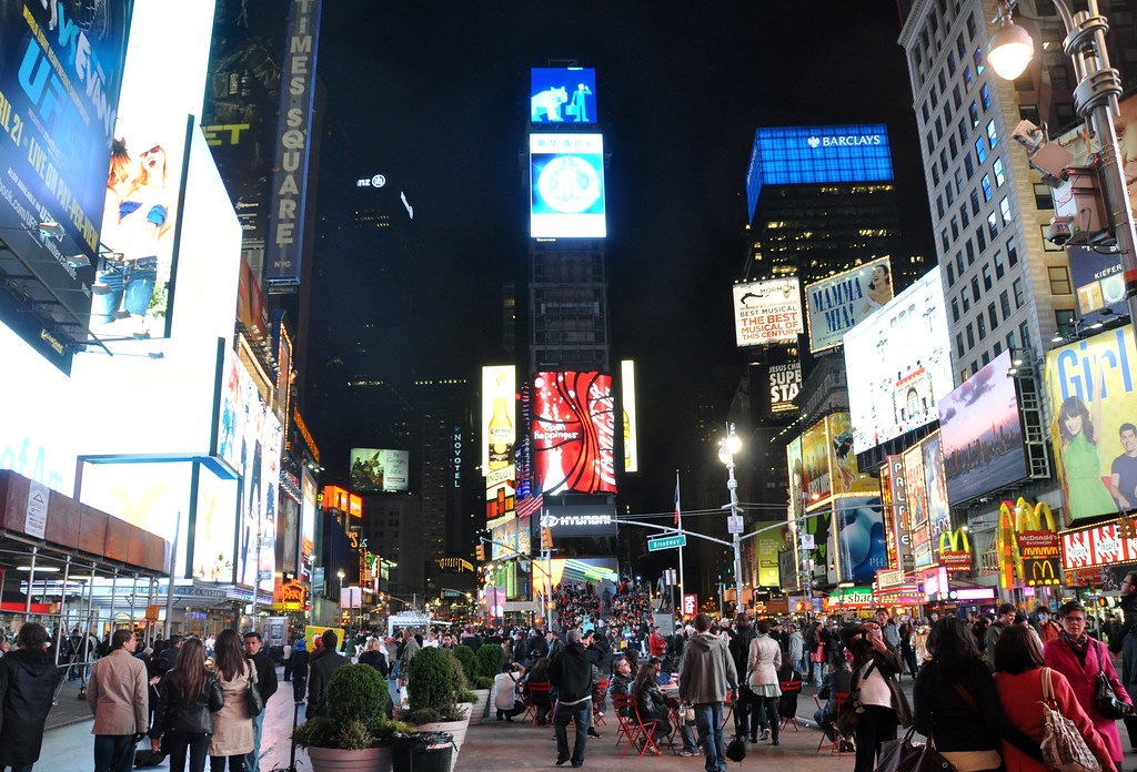 Times Square New York representative image for shooting news