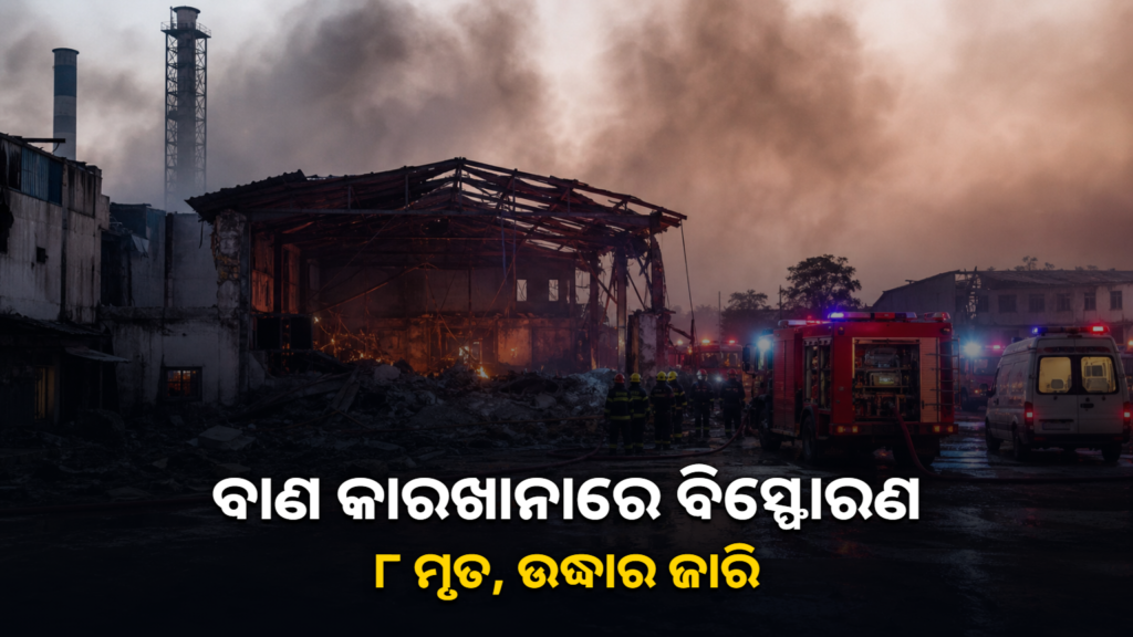 ଅହମ୍ମଦାବାଦ ବାଣ କାରଖାନା ବିସ୍ଫୋରଣ ପରେ ଉଦ୍ଧାର କାର୍ଯ୍ୟ