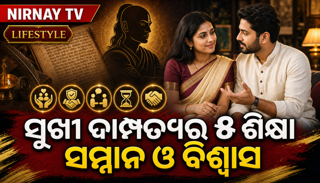 ସୁଖୀ ଦାମ୍ପତ୍ୟ ପାଇଁ ସମ୍ମାନ ବିଶ୍ୱାସ ଓ ସଂଳାପର ପାଞ୍ଚ ଶିକ୍ଷା