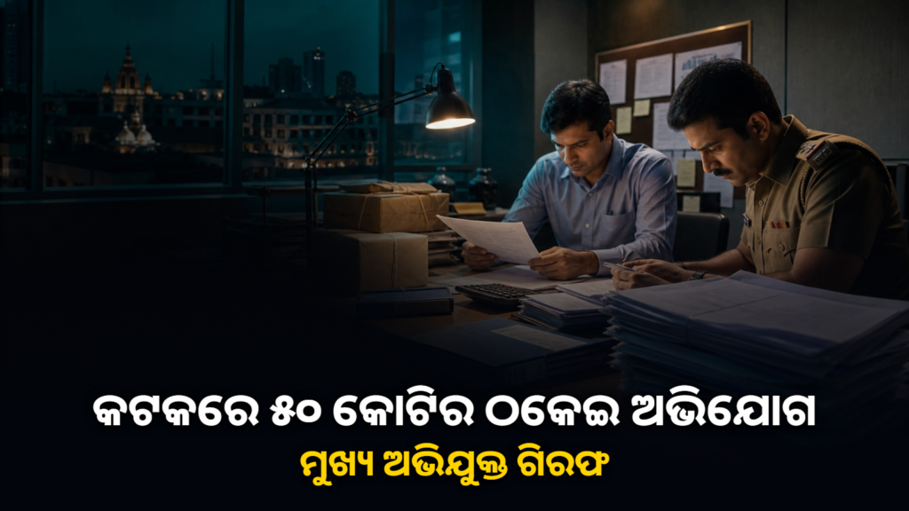 କଟକରେ ଆର୍ଥିକ ଠକେଇ ଅଭିଯୋଗର ପୋଲିସ ତଦନ୍ତ