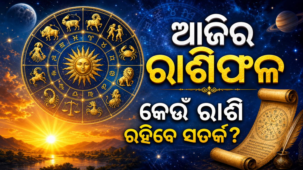 ଆଜିର ରାଶିଫଳ: କେଉଁ ରାଶି ପାଇଁ ସୁଯୋଗ, କିଏ ରହିବେ ସତର୍କ?