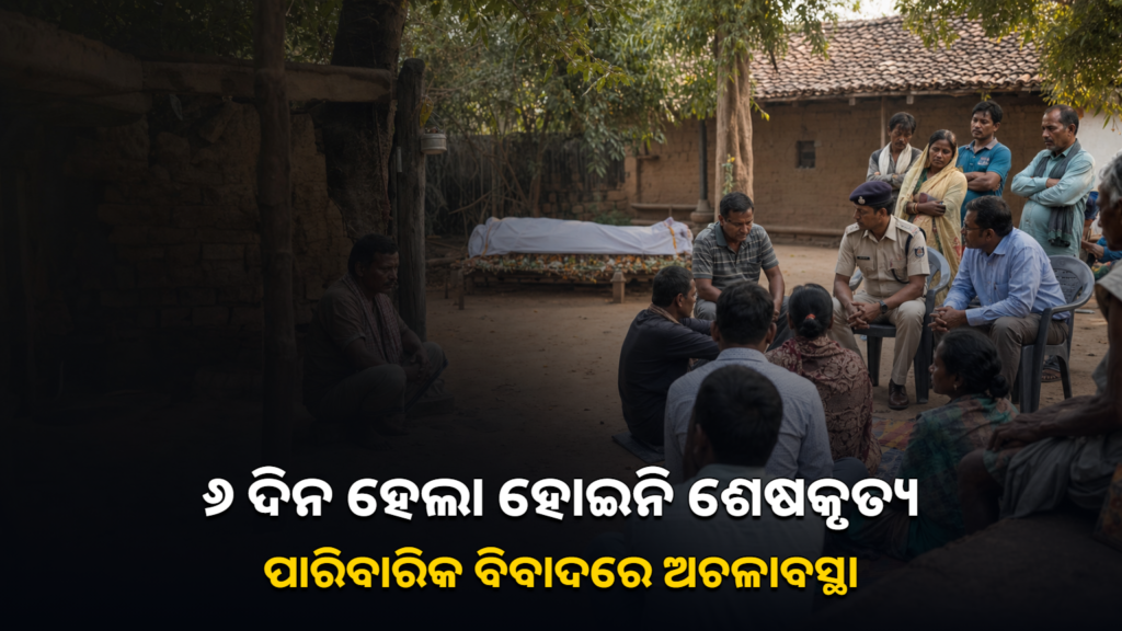 ମୟୂରଭଞ୍ଜରେ ପାରିବାରିକ ବିବାଦ ଯୋଗୁଁ ଶେଷକୃତ୍ୟ ବିଳମ୍ବ ଘଟଣା