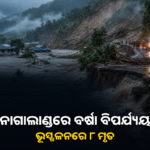 ନାଗାଲାଣ୍ଡରେ ପ୍ରବଳ ବର୍ଷା ଓ ଭୂସ୍ଖଳନ; ୮ ମୃତ ଆଶଙ୍କା, ଉଦ୍ଧାର କାର୍ଯ୍ୟ ଜାରି