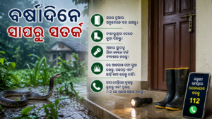 ବର୍ଷା ଦିନେ ସାପରୁ ସୁରକ୍ଷା: ଘର ଓ ଆଖପାଖରେ ଏହି ସତର୍କତା ଜରୁରୀ