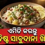 ନବରାତ୍ରୀ ବ୍ରତ ପାଇଁ ପ୍ରସ୍ତୁତ କରନ୍ତୁ ସୁସ୍ୱାଦୁ ‘ସାବୁଦାନା ଖିଚଡ଼ି’: ଜାଣନ୍ତୁ ସଠିକ୍ ରେସିପି
